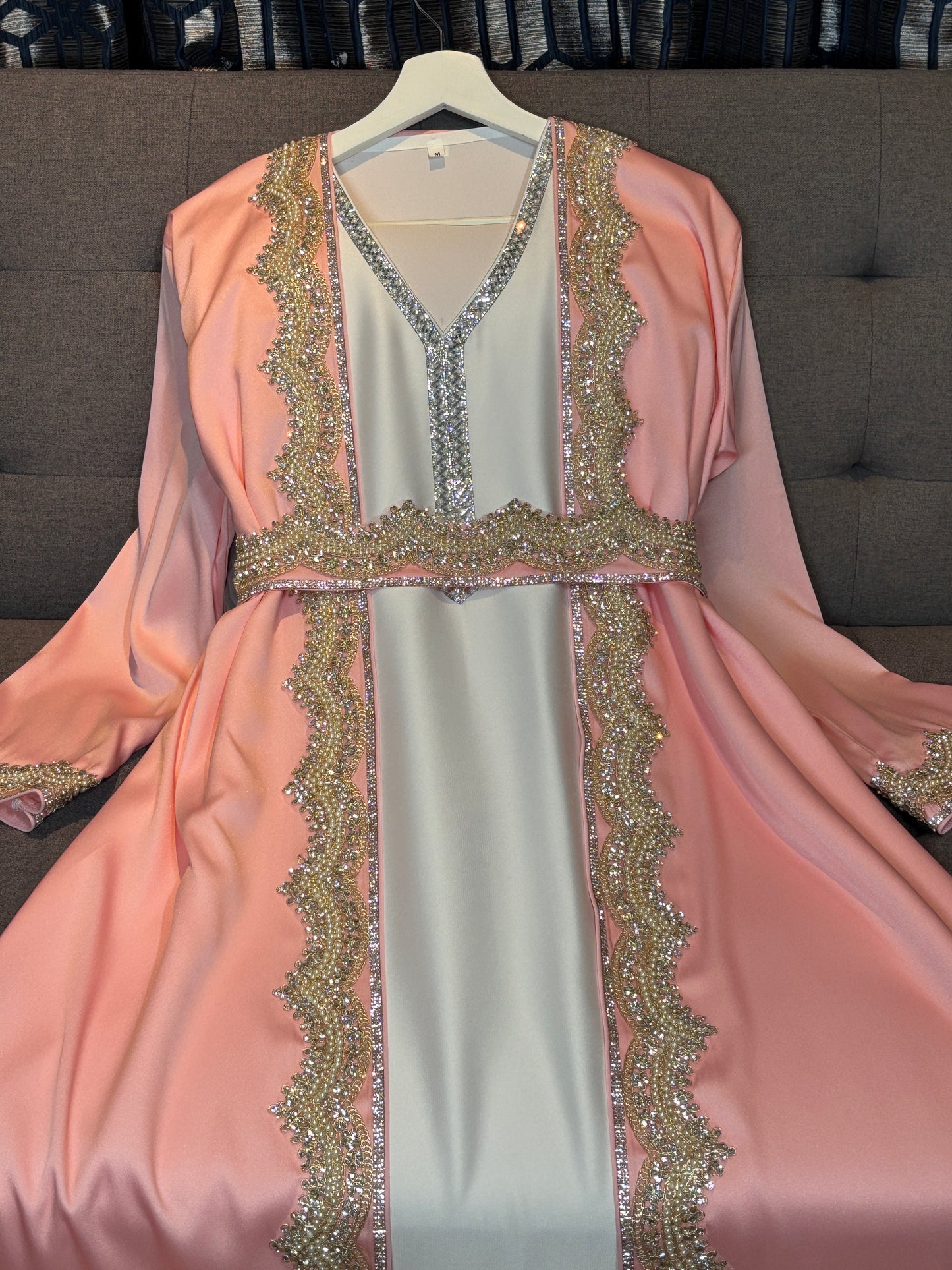 Gemini said The "M21 Salmon Sunrise" Moroccan Set